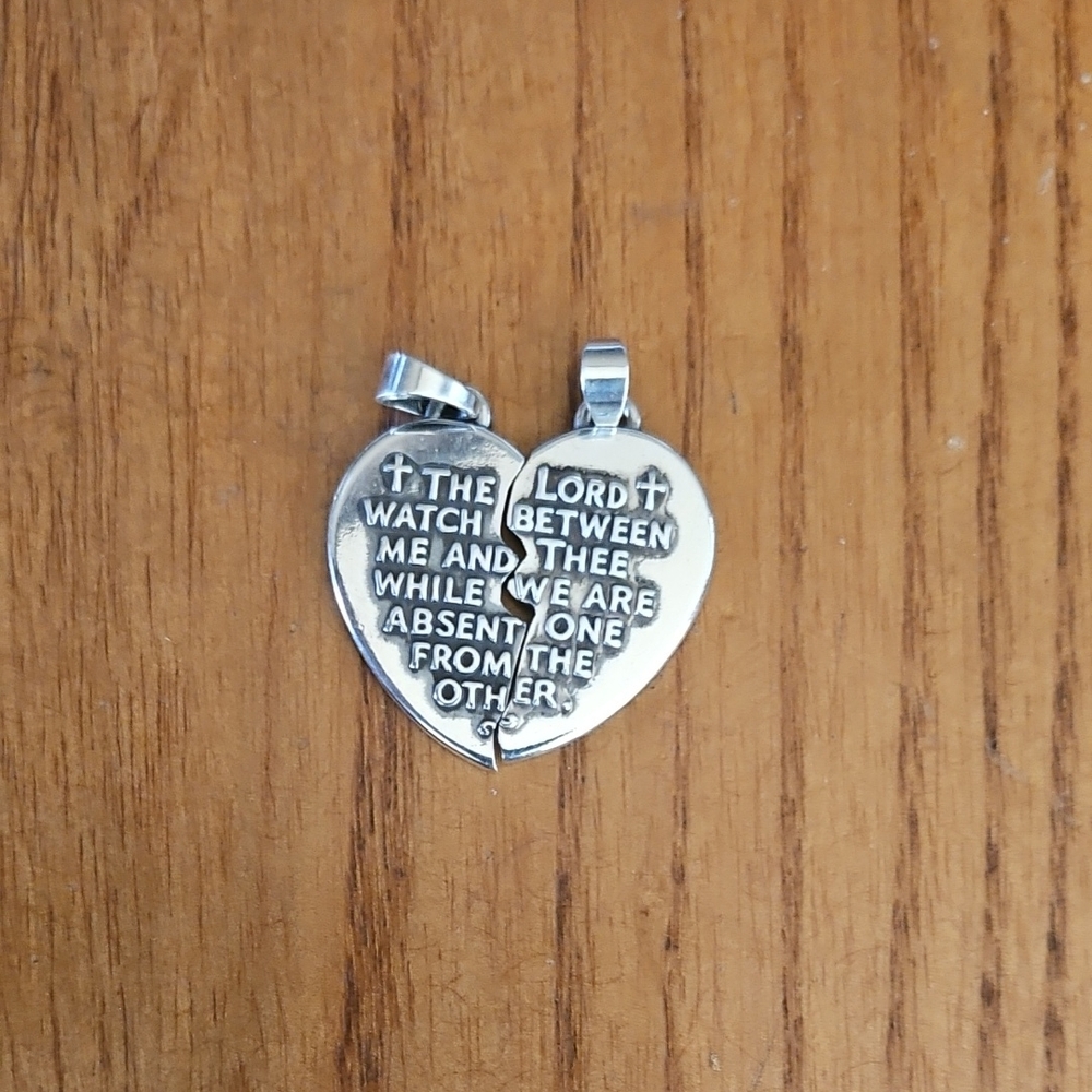 RETIRED: James Avery Silver Heart Pendants